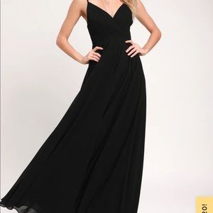 Lulu’s Black Maxi Dress- XL